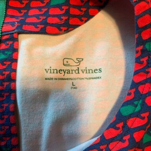 Vineyard Vines logo patterned dress. Girls size 14.‎ - Picture 2 of 10